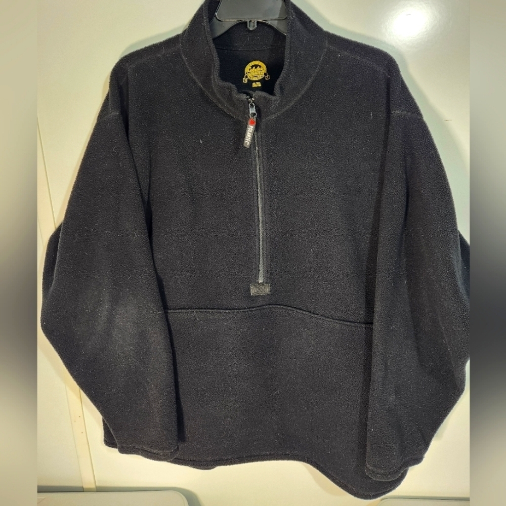 Black Half-Zip Men's Polartec, Size 3XLT